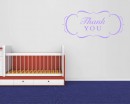 Thank You Quotes Wall Decal Motivational Vinyl Art Stickers